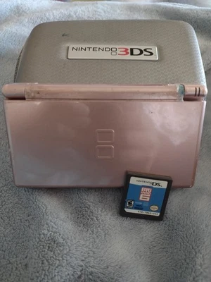Nintendo DS Lite Handheld Game Console USG-001 Coral Pink - Image 1 of 4