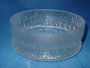 IITTALA GLAS ASLAK TAPIO WIRKKALA 7" SCHÜSSEL SERVIEREN FINNLAND MODERN 70ER JAHRE VINTAGE MCM - Bild 1 von 5
