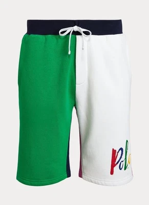 Polo Ralph Lauren Para Hombres L Polar Sudor Color Bloque Pantalones Cortos Bordados Poni Nuevo con Etiquetas  Foto 1 de 4