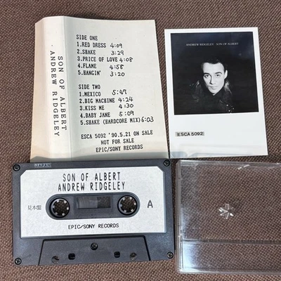 Promo-only ANDREW RIDGELEY Son Of Albert JAPAN CASSETTE TAPE w/ Photo card Wham! - Bild 1 von 4