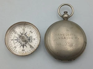WW1 Pocket Compass 1916 Antique Navigation Military Maritime (Compass Loose) - Picture 1 of 6