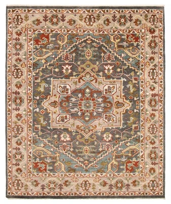 Traditional Vintage Hand-Knotted Area Rug 8'2" x 9'11" Oriental Wool Carpet - Image 1 of 4