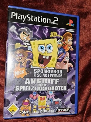 SpongeBob und seine Freunde Angriff der Spielzeugroboter für Playstation 2 / PS2 - Bild 1 von 3