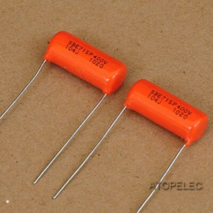 2-10pcs SPRAGUE 715P 0.1uF/400V 5% SBE CDE Film Capacitor Hi-Fi Audio 104J - Picture 1 of 2