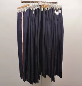 Konvolut 19 Paar Vintage blau & rot gestreifte Marching Band Uniform Hosen 26-38 70er Jahre - Bild 1 von 13