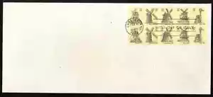 US. 1738-42. 15c. Windmills. 1742a. Booklet Pane of 10. #10 Blank FDC. 1980 -2 - Picture 1 of 1