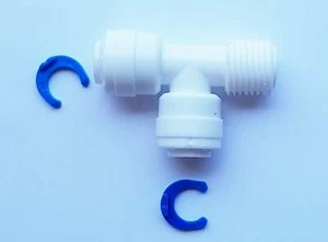 Spaccalegna a T, tubo da 1/4" x tubo da 1/4" x filettature da 1/4" - Foto 1 di 1