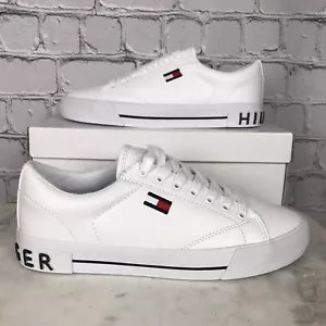 Tommy Hilfiger Flint-3 – M Damen High Fashion Marke Sneaker Größe 8,5 – weiß - Bild 1 von 12