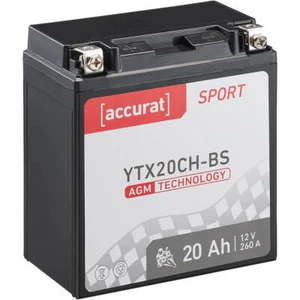 12V YTX20CH-BS 20Ah AGM Motorradbatterie Motorrad Roller Batterie Akku YTX20A-BS - Bild 1 von 2