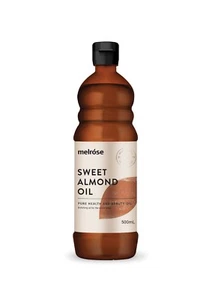 NEW Melrose Sweet Almond Oil 500ml 100% Pure Cold Pressed Oil - Picture 1 of 1