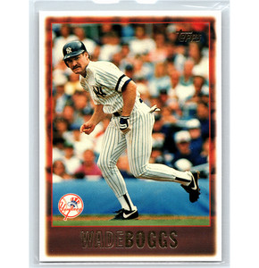 1997 Topps Wade Boggs #8 New York Yankees Baseball Card