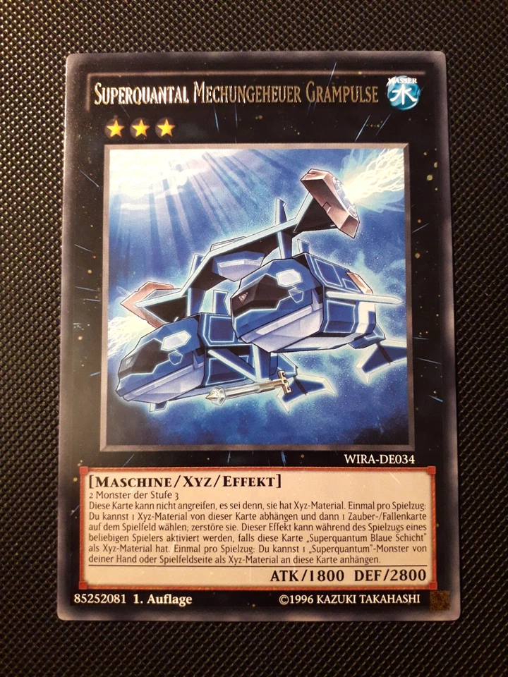Yu-Gi-Oh! Superquantal Mechungeheuer Grampulse, WIRA-DE034, Rare, 1. A., NM- - Bild 1 von 4