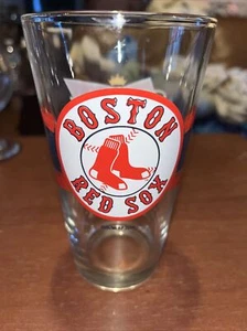 Budweiser Boston Red Sox Beer Glass MLB “Here’s To Baseball” 2014 - Picture 1 of 4