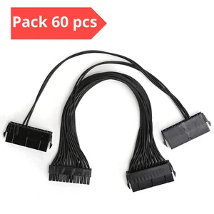 60er Set Stromkabel Triple PSU 24 (20+4) Pin ATX Netzteil - Bild 1 von 10