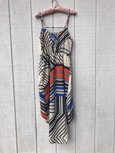 Jealous Tomato Damen mehrfarbig elastische Taille Partywear asymmetrisch Midikleid S - Bild 1 von 6