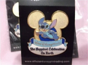 Disney Pin Happiest Celebration on Earth No Lilo STITCH Walt Disney World Banner - Bild 1 von 1