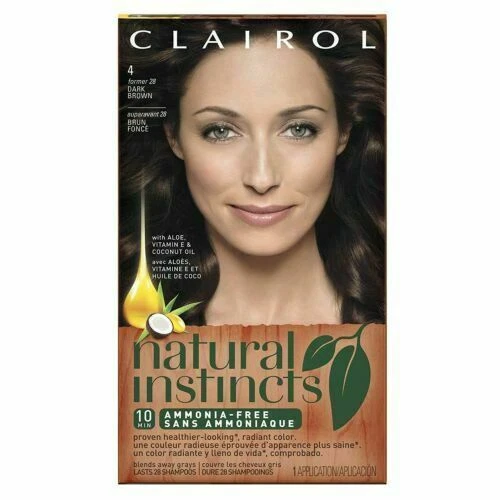 Clairol Natural Instincts Nutmeg Semi-Permanent Hair Color - Dark Brown
