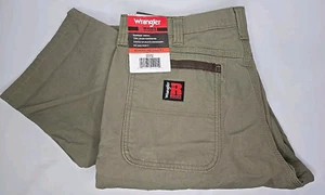 Wrangler Riggs Workwear Ranger Relaxed Fit Khaki Ripstop Cargo Pant 36X36 - Picture 1 of 6