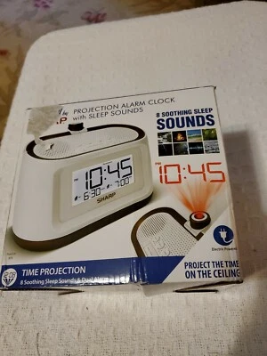 Live Well by SHARP Projection Alarm Clock with 8 Soothing Sleep Sounds G406 - Image 1 of 4