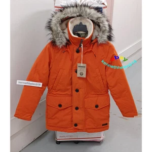 ABERCROMBIE & FITCH ULTRA PARKA PIUMINO CAPPOTTO ARANCIONE UOMO TAGLIA XS - Foto 1 di 15