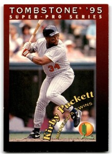1995 Tombstone Pizza Super-Pro Series Kirby Puckett Minnesota Twins #13