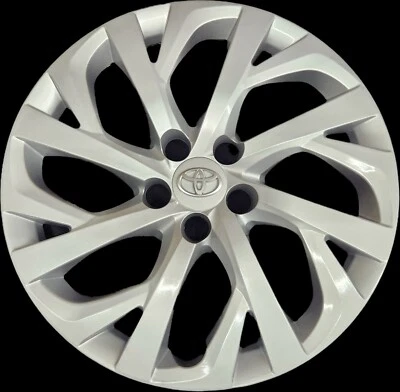 16" Wheel Rim Cover Hubcap Fits 2017 2018 2019 Corolla Silver Snap On 61181 - Image 1 of 4