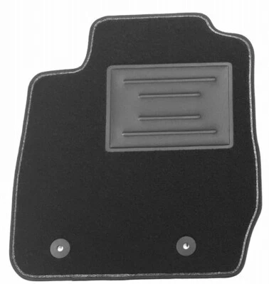 ASC tappetino tappeti auto SOLO GUIDA FORD FIESTA MK VI 2011-2017 BOTTONI TONDI