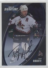 2002 ITG Be A Player Signature Series Signatures Fall Expo /5 Tony Amonte Auto