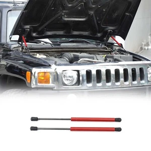 Front Hood Lift Support Gas Spring Shock Struts For Hummer H3 2006-2010 2PCS Red - Picture 1 of 24