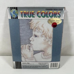 True Colors “Sister” LCM-30013 Cross Stitch Pattern Kit Brand New Sealed! - Picture 1 of 2