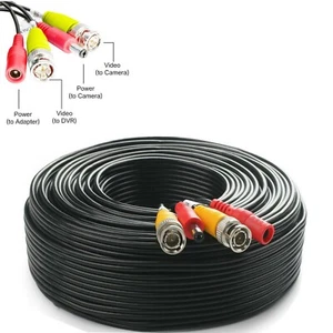 Cable de extensión DVR para cámara de seguridad CCTV cable de alimentación de video 5M 10M 15M-50M BNC DC - Imagen 1 de 13