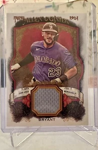 2024 Topps Allen & Ginter - Kris Bryant #AGR-KB - Colorado Rockies - Relic Card - Picture 1 of 2
