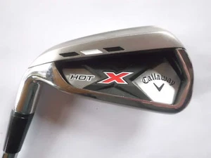 PRE~LOVED CALLAWAY HOT X ~ 6 IRON ~ LEFT HANDED ! ~ XP 95 REGULAR STEEL SHAFT - Picture 1 of 9