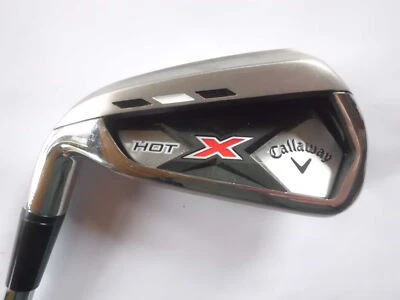 PRE~LOVED CALLAWAY HOT X ~ 6 IRON ~ LEFT HANDED ! ~ XP 95 REGULAR STEEL SHAFT  - Image 1 of 4