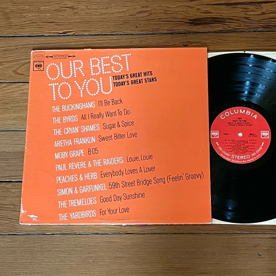OUR BEST TO YOU LP Columbia Records 1967 The Byrds Yardbirds Moby Grape (Vinyl) - Image 1 of 1