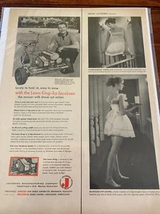 Vintage 1957 Jacobson Lawn King Lawn Mower ad - Picture 1 of 1