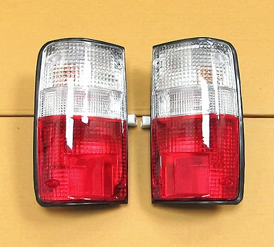 89-95 FOR TOYOTA PICKUP RED CLEAR TAIL LIGHTS Lamp hilux 90 - Image 1 of 4