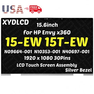New for HP ENVY x360 15-EW0018TX 15T-EW100 N09664-001 LCD Touch Screen Assembly - Picture 1 of 7