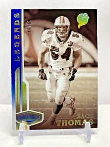 2020 Panini Plates & Patches Legends Blue # 60/60 Zach Thomas Dolphins No. 150 - Picture 1 of 2