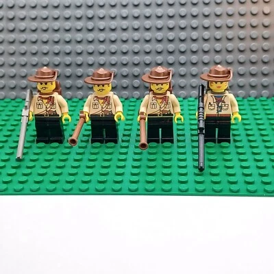 Lego Johnny Thunder Jungle Explorer and Gail Storm minifigures - Image 1 of 4