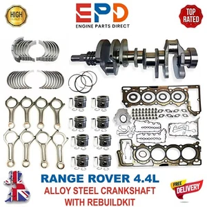 ALLOY STEEL CAST IRON CRANKSHAFT WITH REBUILD KIT FOR RANGE ROVER 4.4L V8 DIESEL - Picture 1 of 8