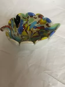 AVeM polychrome leaf bowl, circa 1950 - Picture 1 of 8