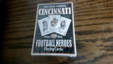 Cincinnati Football Heroes Playing Cards by Hero Decks Presents Who Dey