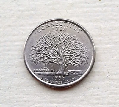 1999-P- CONNECTICUT STATE QUARTER FROM A US MINT ROLL SEE  NGC PRICE CHARTS (A) - Image 1 of 4