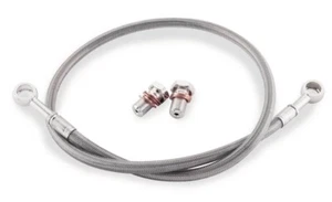 KAWASAKI 2000-04 KL 250 Super Sherpa GALFER STAINLESS STEEL FRONT BRAKE LINE KIT - Picture 1 of 7