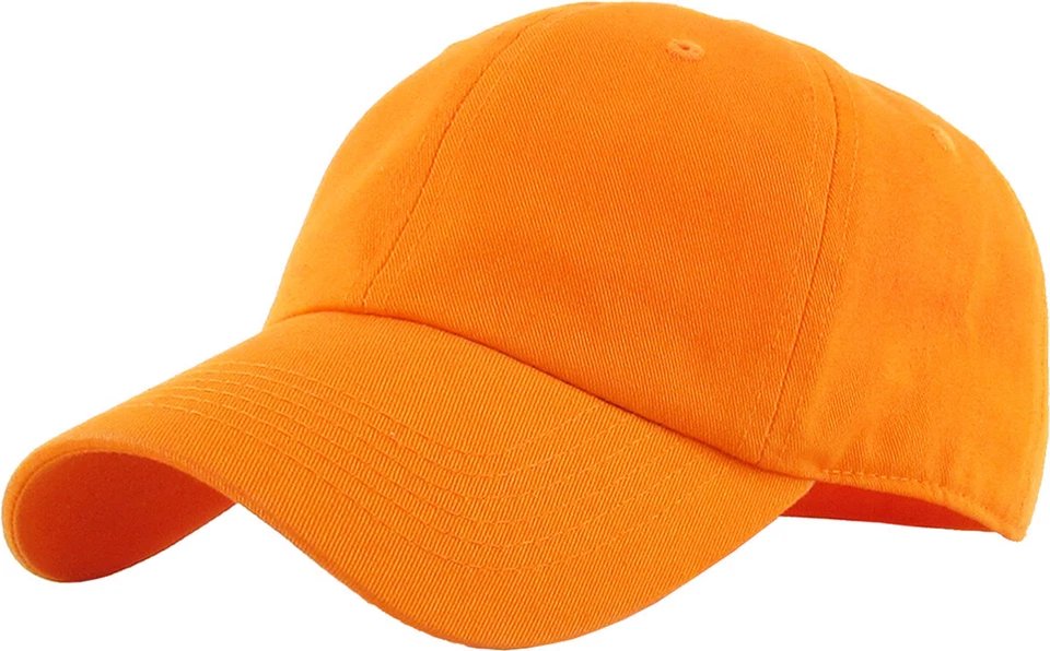 Gorra de algodón gorras de béisbol sombrero ajustable estilo polo lavado liso visera lisa Foto 1 de 1