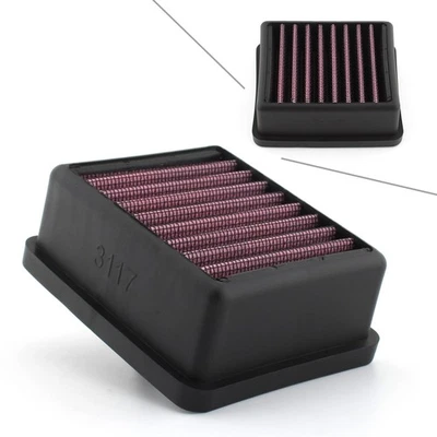 1X Limpiador de admisión de filtro de aire de alto flujo rojo negro para BMW G310R G310GS 2017-2025 Foto 1 de 4