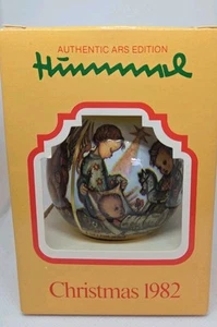 Caja Original 1982 EDICIÓN ARS HUMMEL NOEL Adorno Bola Satinada - Imagen 1 de 8