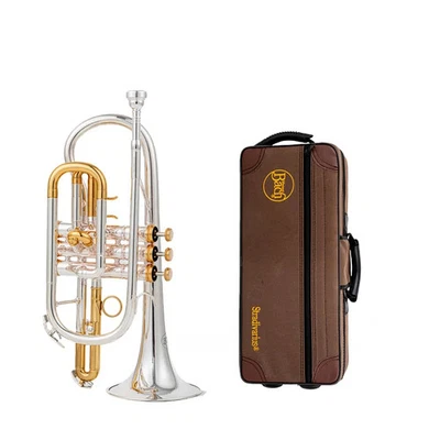 Corneta de alta calidad TR-187SML BB enchapada en plata cuerno corneta trompeta de latón  Foto 1 de 4