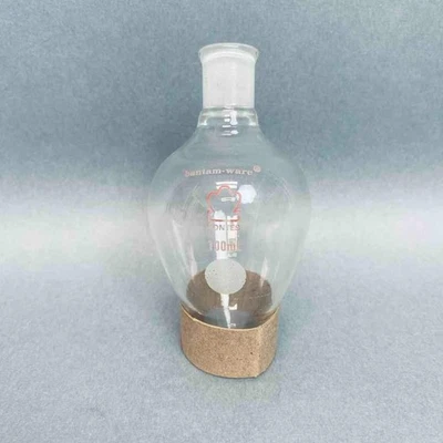 Kimble Kontes Pear Shaped Boiling Flask 100 ml 14/20 Joint Lot of 8 Flasks - Image 1 of 4